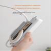 2Pcs Wall-Mounted Socket Fixer Self-Adhesive Desktop Socket Fixer Power Strip Holder Punch Free Socket Hanger for Kitchen Home Office (2Pcs Clear Grey) view 4
