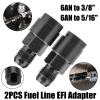 2Pcs Aluminum AN6 to 5/16" & 3/8" Quick Disconnect Male Push On EFI Fitting Adapter Car Accessories Part view 2