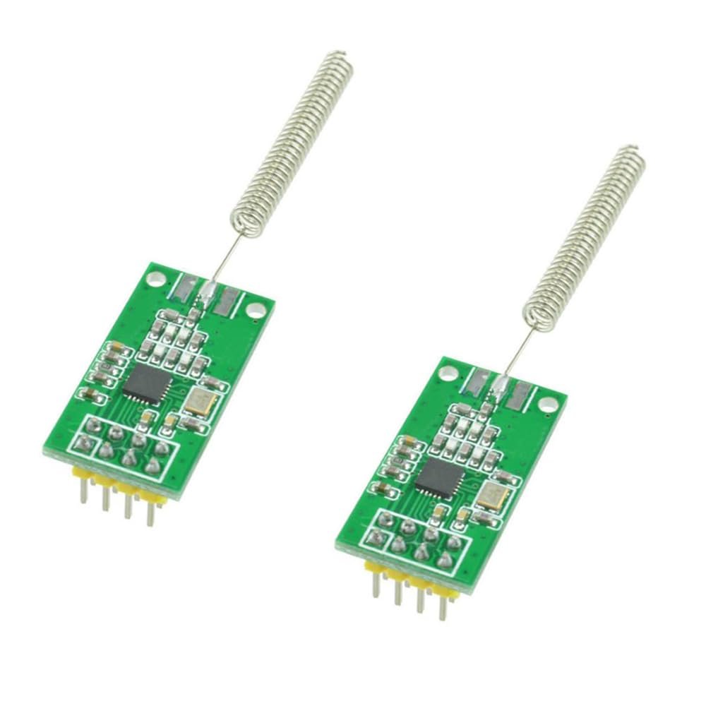 2pcs 433M CC1101 Data SI4432 Serial Module (Green)