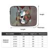 12 13-17 inch Butterfly Roses and Skull Laptop Sleeve Laptop case Durable Shockproof Waterproof Laptop Bag Laptop Carrying case Laptop Protective case view 4