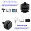 Camera Hot Shoe Mount (4 Pack) to 1/4"-20 Tripod Screw Adapter Flash Shoe Mount for DSLR Camera Rig view 2