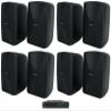 Audiosavings Bundle: (1) JBI CSA 280Z 2 x 80w Commercial 70v Amplifier Amp 4 Restaurant CSA280Z Bundle with (4) 2 Rockville WET-40B 4" 70V Commercial Indoor/Outdoor Wall Speakers Swivel (Items 5) view 1