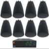Audiosavings Bundle: (1) JBI CSA 280Z 2 x 80w Commercial 70v Amplifier Amp 4 Restaurant/Bar/Cafe CSA280Z Bundle with (8) Rockville PEN-525T Black 5.25" 70V Hanging Pendant Speaker Commercial (Items 9) view 1