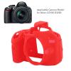 Acouto Shock Proof Silicone Camera Case Cover for D3200, Anti Slip Design, Personalized Appearance, Liquid Silicone Grip (Red) view 3