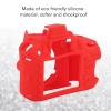 Acouto Shock Proof Silicone Camera Case Cover for D3200, Anti Slip Design, Personalized Appearance, Liquid Silicone Grip (Red) view 4