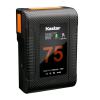Kastar BP-Z75W Compact V-Mount Battery Compatible with Vaxis Storm 058 Pro 5.5" Wireless Touchscreen Monitor, SWIT 17.3" 4K/8K 12G-SDI Studio Monitor, 23.8" 4K/8K 12G-SDI Studio Monitor view 1