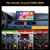 Hikity 8 core 4+64G Android 15 Car Radio for Honda Accord 2008-2013 Stereo, 10.1 inch Screen with Wireless CarPlay Android Auto GPS Navigation WiFi Bluetooth Mirror Link DSP FM RDS + Backcup Camera view 2