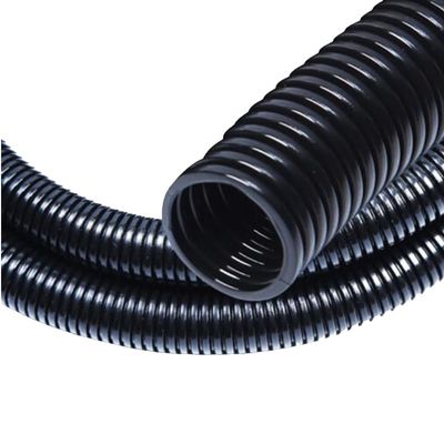 30 FT 1/2 Wire Loom Split Tubing,Dog Cat Cord Protector,Split Wire Loom Tubing Wire Conduit Black (30FT 1/2")