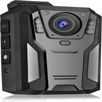 Aolbea P100 2K Police Body Camera 128GB Body Cam 12 Hours Continuous Recording USB-C Infrared Night Vision Waterproof Shockproof Lightweight Data-encrypt for Law Enforcement Record