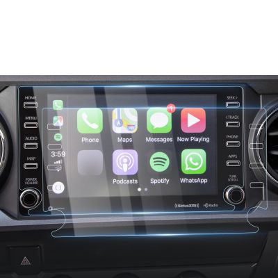 Karltys [Upgrade 2 Pack Screen Protector for 2020-2023 Toyota Tacoma 8 Inch [No Glare & Fingerprint] for Models SR5/Trail/TRD/Limited Touchscreen, 9H Tempered Glass Navigation Screen Cover