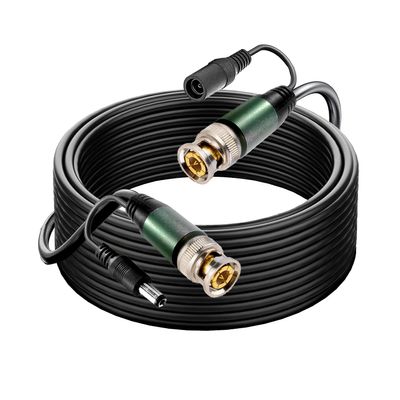 YOTETION 1Pack 125ft bnc Video Power Cable, All-in-One Siamese Video and Power Security Camera CableSecurity Camera Cable Wire Cord for CCTV dvr Surveillance System