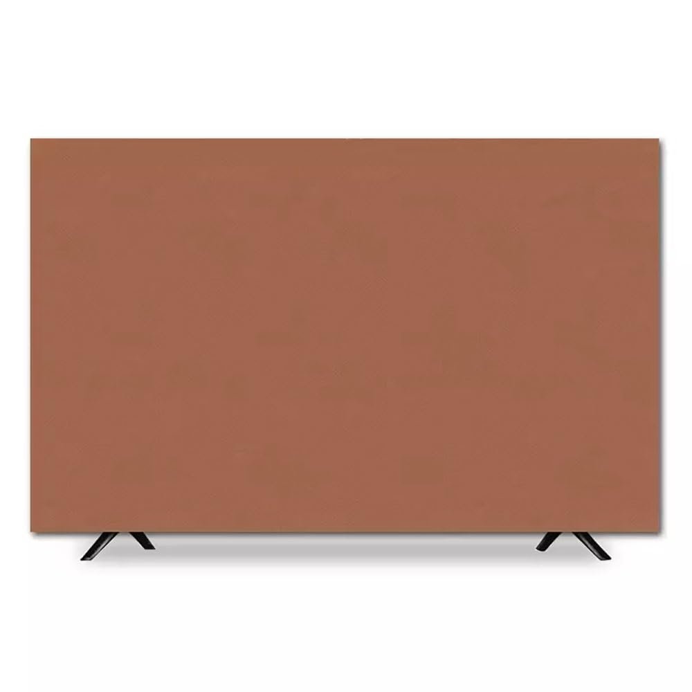 32-75 inch TV Dust Cover, Stretch Polyester Fabrics Indoor TV Set Cover Monitor Dut Cover - Pure Colour Indoor/Outdoor Multiple Size Options TV Cover