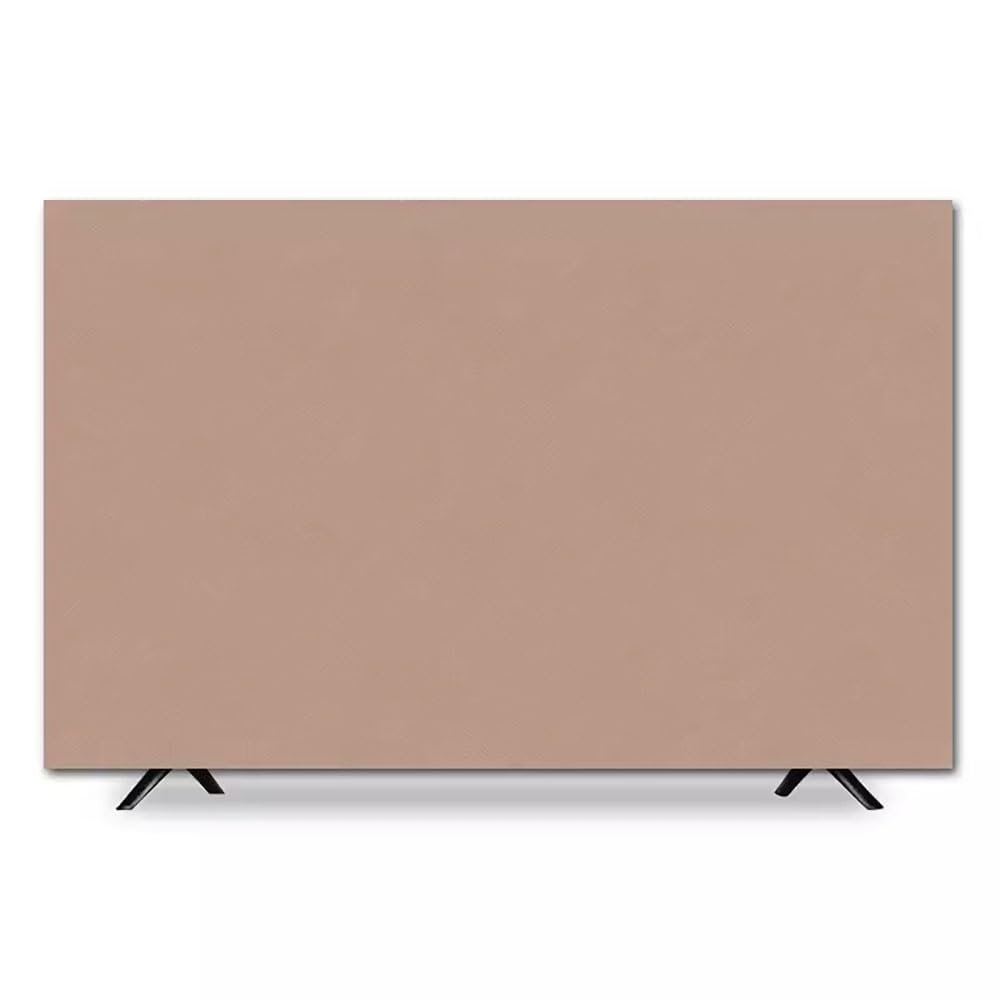 32-75 inch TV Dust Cover, Stretch Polyester Fabrics Indoor TV Set Cover Monitor Dut Cover - Pure Colour Indoor/Outdoor Multiple Size Options TV Cover