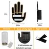 JXOFROAD Fun Gesture Finger Light for Car, Give The Bird & Love& Wave to Drivers,Funny Truck Gadgets & Road Rage Finger Signs, Ideal Car Accessories Gifted-Cool Back Window Sign view 2