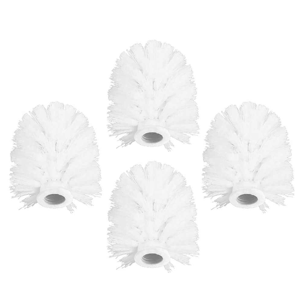 Healvian Toilet Brush Head Replacement 4 Pack Toilet Bowl Cleaner Brush Heads 3.54 inch Round Cleaning Head Bathroom Accessory for Household Cleaning Supplies