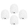 Healvian Toilet Brush Head Replacement 4 Pack Toilet Bowl Cleaner Brush Heads 3.54 inch Round Cleaning Head Bathroom Accessory for Household Cleaning Supplies view 1
