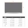 ABANO 32-75 inch TV Dust Cover, Stretch Polyester Fabrics Indoor TV Set Cover Monitor Dut Cover - Pure Colour Indoor/Outdoor Multiple Size Options TV Cover view 2