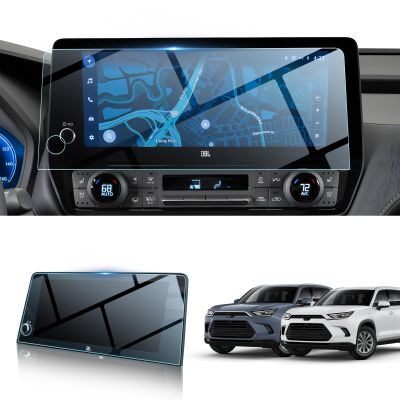 BIBIBO for 2024 2025 2026 Toyota Grand Highlander Screen Protector 2024 2025 2026 Toyota Grand Highlander XLE/Limited/Platinum 12.3" Display 2024-2026 Grand Highlander Radio Tempered Glass Screen Protector 2024 2025 Grand Highlander