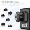 Ulanzi LM20 Camera Flash, Camera Speedlite with GN12 / CCT 5600K for Canon/Fuji/Sony/Nikon/Panasonic Olympus Pentax and Other SLR Digital Cameras, and Digital Cameras with Single Contact Hot Shoe view 2