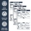 EntireFlight - IFR Flight Pad For Pilot Kneeboard - Perfect Pilot Accessory & Pilot Bag Accessories - Structured Pilot Kneeboard Notepad, 3 Pack, Christmas Gift For Pilots, Holiday Gift for Aviator view 2