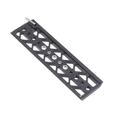 NovelGoal Camera Cage Rig Base 5" 8" 10" Quick-Release Dovetail Plate 1/4 3/8 Thread Lightweight Skateboard Compatible with BMPCC4K6K/A7S3JTZ (8 inch)