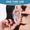 Quadafy 100 Pack Disposable Clear Ear Covers For Shower, dye the hair view 3
