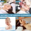Quadafy 100 Pack Disposable Clear Ear Covers For Shower, dye the hair view 4