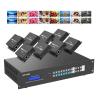 MT-VIKI 8 in 24 Out HDMI Extender Matrix 8x8, 4K60Hz Over CAT6 Ethernet Cable, with 8 POC Receivers, Web GUI, RS232, Up to 230FT (70m) view 1