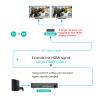 MT-VIKI 8 in 24 Out HDMI Extender Matrix 8x8, 4K60Hz Over CAT6 Ethernet Cable, with 8 POC Receivers, Web GUI, RS232, Up to 230FT (70m) view 4