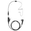 2 Pin Ptt Mic Earpiece Two Way Radio Headset for Motorola Walkie Talkie(Black,Wired) view 1