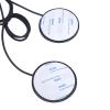 2 Pin Full Open Face Motorcycle Headset Ptt Mic Earpiece Helmet Kit Headphones with Mic for Baofeng Kenwood Retevis Walkie Talkie Intercom Communication view 3