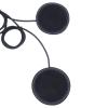2 Pin Full Open Face Motorcycle Headset Ptt Mic Earpiece Helmet Kit Headphones with Mic for Baofeng Kenwood Retevis Walkie Talkie Intercom Communication view 4