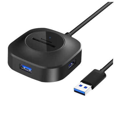 Gadpiparty 1pc Multi-Port USB Hub Usb3.0 Hub USB c Abs Plastic 5g/s Speed Laptop Docking Station Random Color