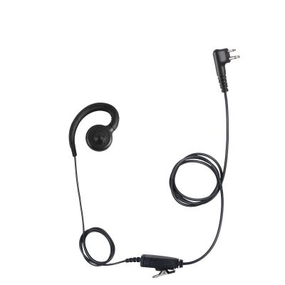2 Pin Ptt Mic Earpiece Two Way Radio Headset C Swivel Ear Piece for Motorola Walkie Talkie CLS 1010 1040 dlr 1060 bpr40(Black,Wired)