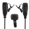 2 Pin Ear Bud In Ear Earbud Ptt Mic Earpiece Coil Ear Piece Two Way Radio Headset for Motorola Walkie Talkie cls 1410 dlr1060(Black,Wired) view 2