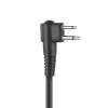2 Pin Ear Bud In Ear Earbud Ptt Mic Earpiece Coil Ear Piece Two Way Radio Headset for Motorola Walkie Talkie cls 1410 dlr1060(Black,Wired) view 4