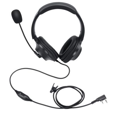 Renastar Walkie Talkie Earmuff Overhead Earpiece with VOX for Kenwood K1 Baofeng UV-5R UV-82 UV-82HP BF-888S BF-F8HP AR-152 AR-5 Arcshell Retevis RT17 RT18 RT19 RT21 RT22 RT27 RT68 RB26