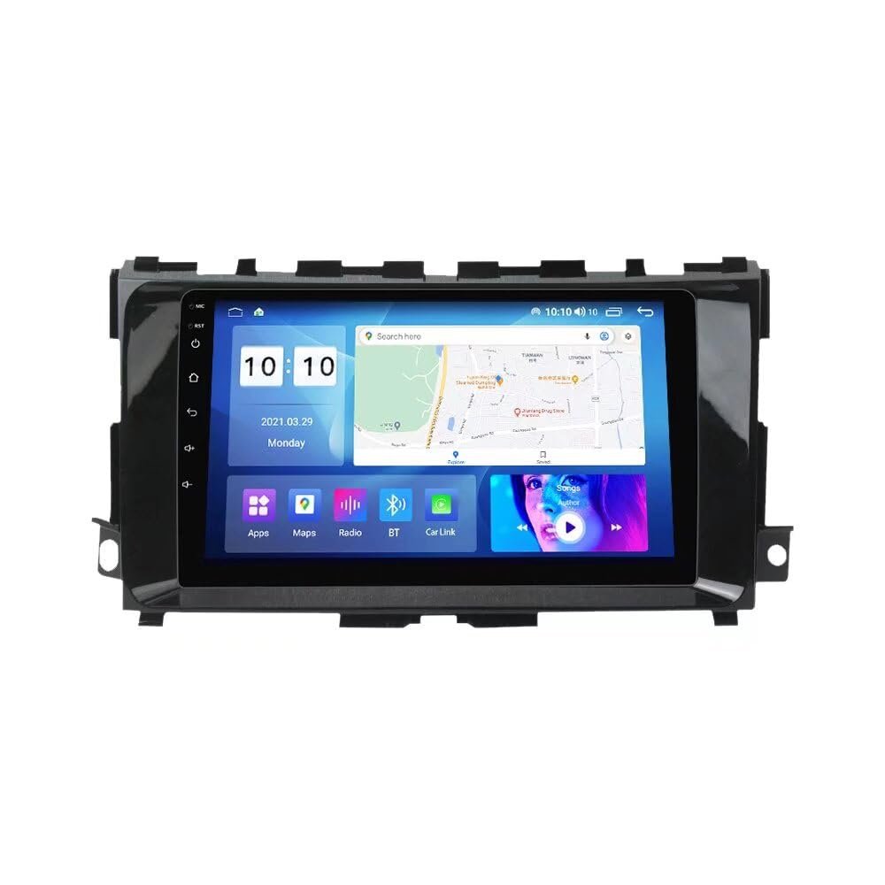 MekedeTech Android Car Radio Stereo GPS Navigation for Nissan Altima 2013-2018 Head Unit,1280 * 720 Touch Screen Upgrade with 4G LTE Wireless CarPlay/Android Auto,8 core 2+256G