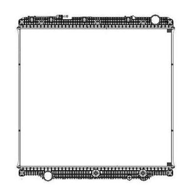 Freightliner HDC011226P Rad Hd;17 18 Ftl Cascadia;W/Oc Plastic and Aluminum