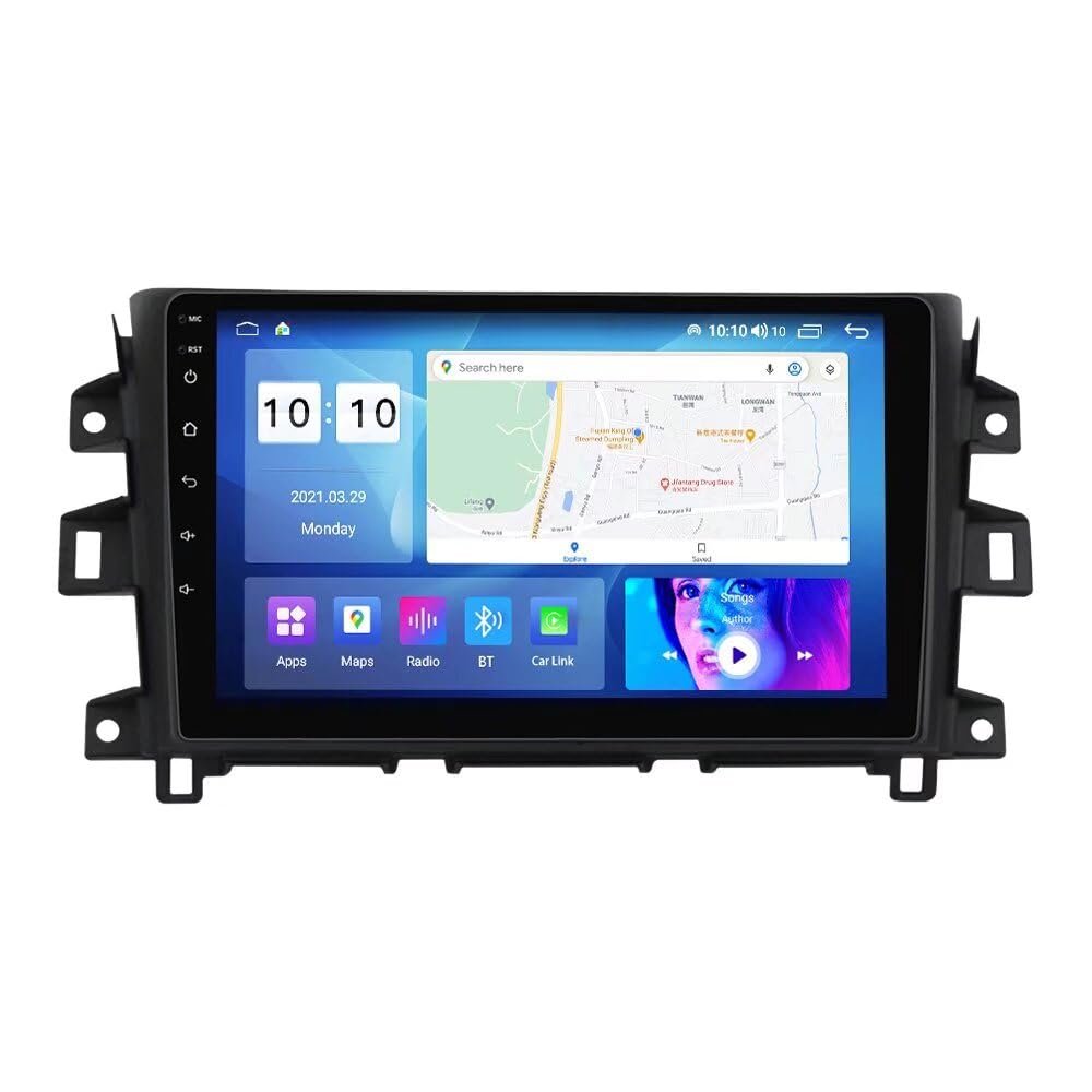 MekedeTech Android Car Stereo GPS Navigation for Nissan Navara NP300 2011-2016 Head Unit,1280 * 720 Touch Screen Upgrade with 4G LTE Wireless CarPlay/Android Auto,8 core 2+32G