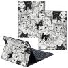 CGFGHHUY for iPad 10th Generation Case with Keyboard,Detachable Wireless Keyboard & PU Leather Stand Cover Protective Tablet Case for iPad 10th Gen 10.9 inch 2022 - Many Cute Cats view 1