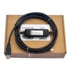 Applicable USB-S6N-L-T00-3.0 Debug Data Download Cable IS620N IS620F Series Servo Drive Debugging Cable Computer Side USB Socket Dual Chip Design Industrial Grade Black 3 Meter view 1
