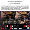 FEELWORLD L4 Multi-camera 5 chanel HD Video Mixer Switcher 10.1 inch Touch Screen 4 HDMI one SDI Input USB3.0 Output Fast Streaming in Diverse Way view 4