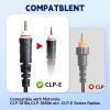 2.5mm Single Pin Ptt Mic Earpiece Two Way Radio Headset Acoustic Tube Ear Piece for Motorola Walkie Talkie clp 1010e 1040e 1060e 1080e(Black,Wired) view 2