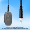 2.5mm Single Pin Ptt Mic Earpiece Two Way Radio Headset Acoustic Tube Ear Piece for Motorola Walkie Talkie clp 1010e 1040e 1060e 1080e(Black,Wired) view 3