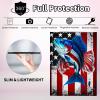 CGFGHHUY for iPad 10th Generation Case with Keyboard,Detachable Wireless Keyboard & PU Leather Stand Cover Protective Tablet Case for iPad 10th Gen 10.9 inch 2022 - American Flag & Fish view 3