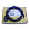 Applicable S6N-L-T00-3.0 Data Download Cable IS620N IS620F Series Servo Debugging Cable PC Serial Port RS232 Port Black 3 Meters view 1