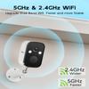 TIEJUS 2K 5G Security Cameras Wireless Outdoor, 4-Pack Solar-Powered Camera for Home with Full Color Night Vision,PIR Detection, IP66/Alexa/2 Way Talk, No Subscription, 5G/2.4GHz WiFi view 4