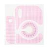 Yunir Kids Camera Instant Print,Body Stickers for Mini12 Instant Camera,PVC Creative Decorative Body Decal for Mini12 Instant Camera for DIY,Polka Dot Sunflower Pattern, Pink view 1