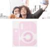 Yunir Kids Camera Instant Print,Body Stickers for Mini12 Instant Camera,PVC Creative Decorative Body Decal for Mini12 Instant Camera for DIY,Polka Dot Sunflower Pattern, Pink view 3